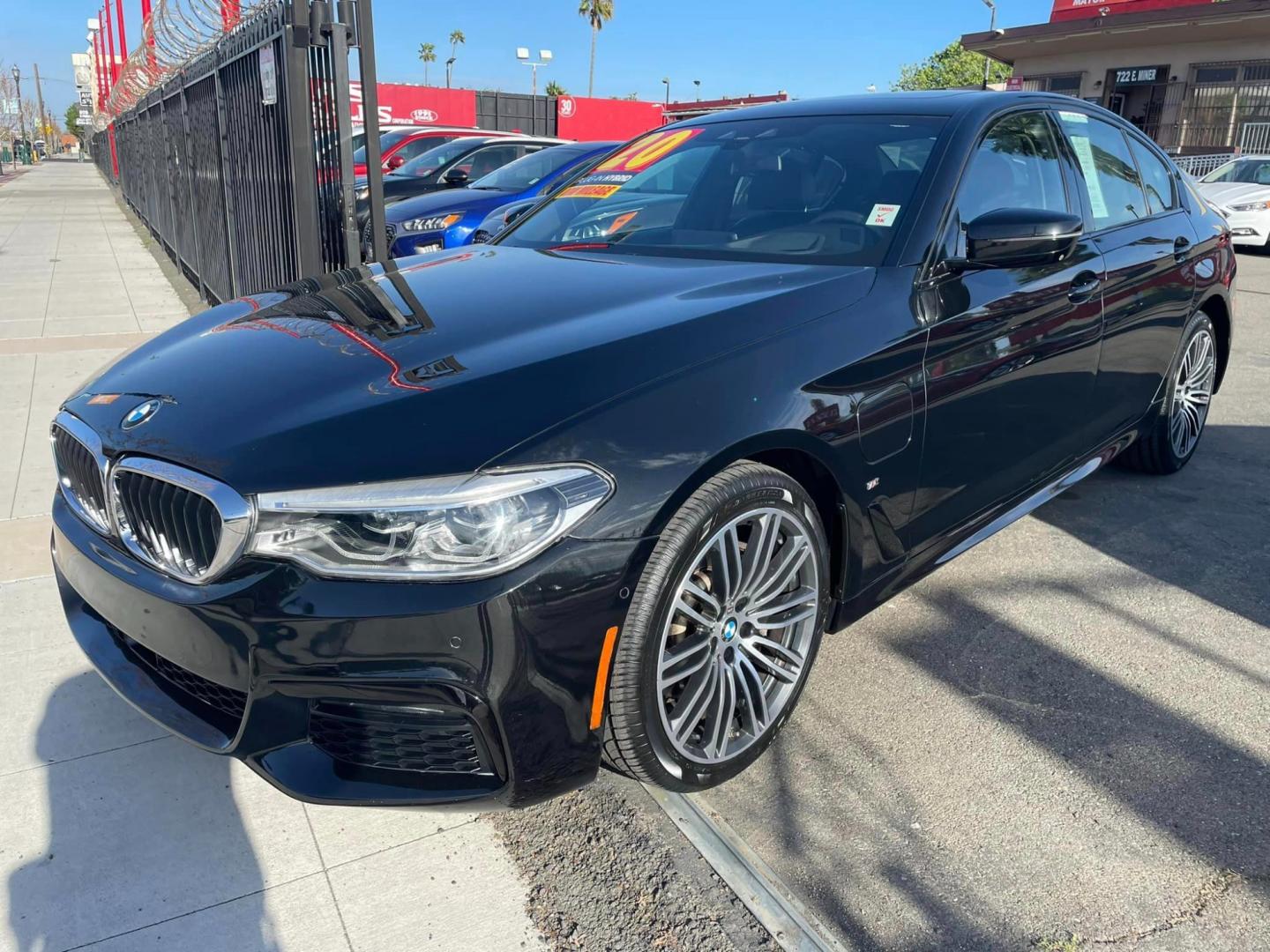 2020 BLACK /BLACK BMW 5-Series (WBAJA9C00LC) , located at 744 E Miner Ave, Stockton, CA, 95202, (209) 944-5770, 37.956863, -121.282082 - Photo#3